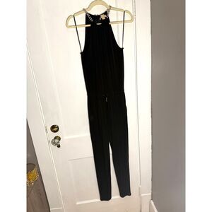 Michael Kors Skinny Leg Black Jumpsuit